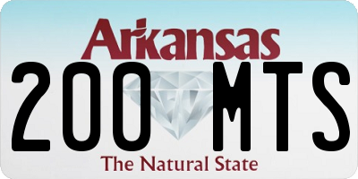 AR license plate 200MTS