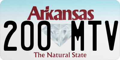 AR license plate 200MTV