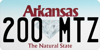 AR license plate 200MTZ