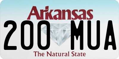 AR license plate 200MUA