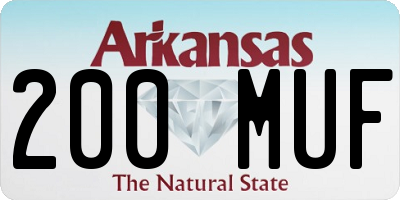 AR license plate 200MUF
