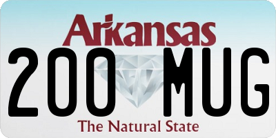 AR license plate 200MUG