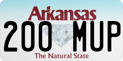 AR license plate 200MUP