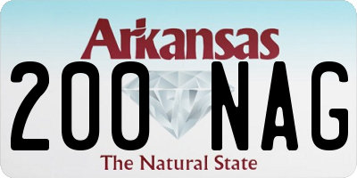 AR license plate 200NAG
