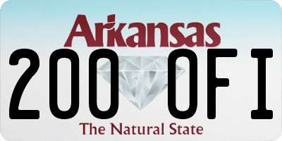 AR license plate 200OFI