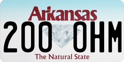 AR license plate 200OHM
