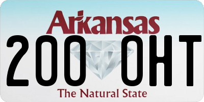 AR license plate 200OHT