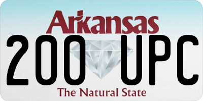 AR license plate 200UPC