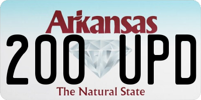 AR license plate 200UPD