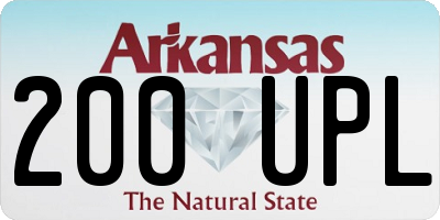 AR license plate 200UPL