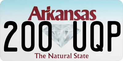 AR license plate 200UQP