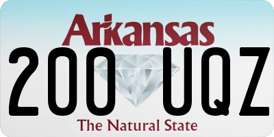 AR license plate 200UQZ