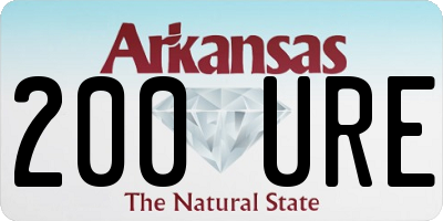 AR license plate 200URE