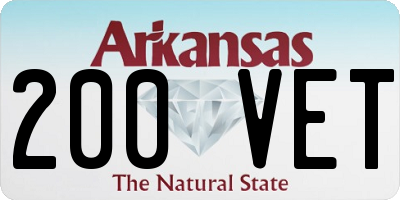 AR license plate 200VET