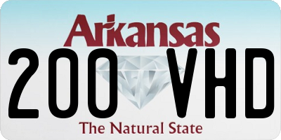 AR license plate 200VHD
