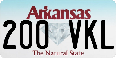 AR license plate 200VKL