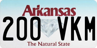 AR license plate 200VKM