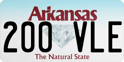 AR license plate 200VLE