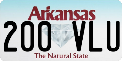 AR license plate 200VLU