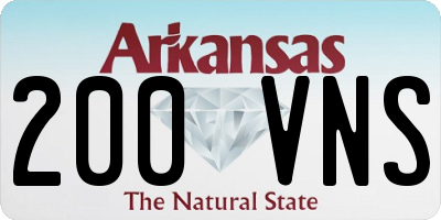 AR license plate 200VNS