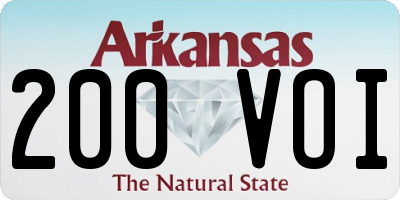 AR license plate 200VOI