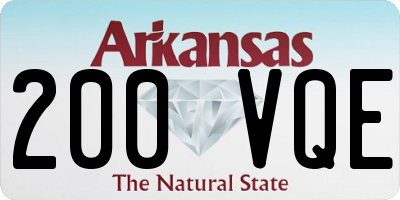 AR license plate 200VQE