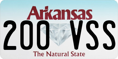 AR license plate 200VSS