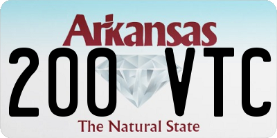 AR license plate 200VTC