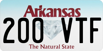AR license plate 200VTF