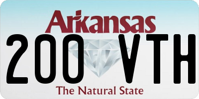 AR license plate 200VTH