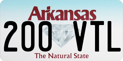 AR license plate 200VTL