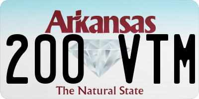 AR license plate 200VTM