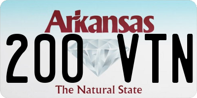 AR license plate 200VTN
