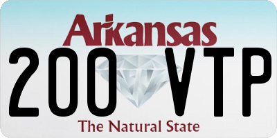 AR license plate 200VTP