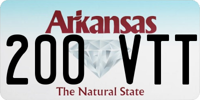 AR license plate 200VTT