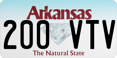 AR license plate 200VTV