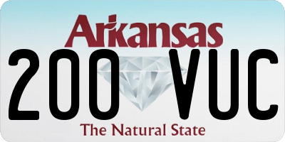 AR license plate 200VUC