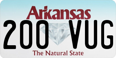 AR license plate 200VUG