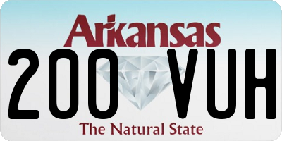 AR license plate 200VUH