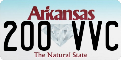AR license plate 200VVC