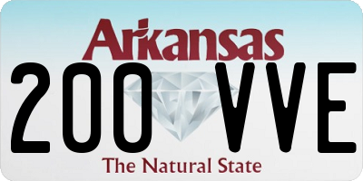 AR license plate 200VVE
