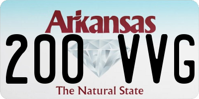 AR license plate 200VVG