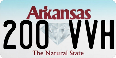 AR license plate 200VVH