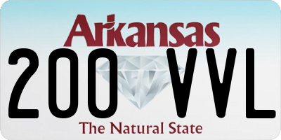 AR license plate 200VVL