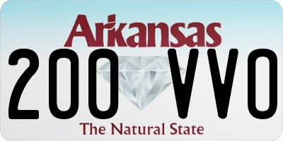 AR license plate 200VVO