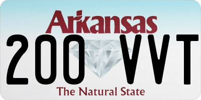 AR license plate 200VVT