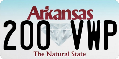 AR license plate 200VWP