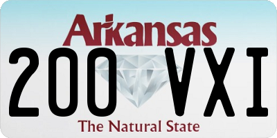 AR license plate 200VXI