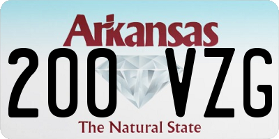 AR license plate 200VZG