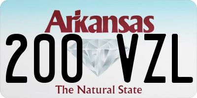 AR license plate 200VZL